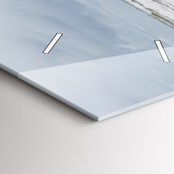 Orologio verticale in vetro Un momento con un libro