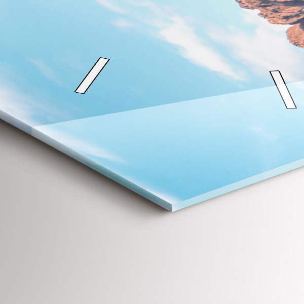 Orologio verticale in vetro Cottage nei Monti Tatra