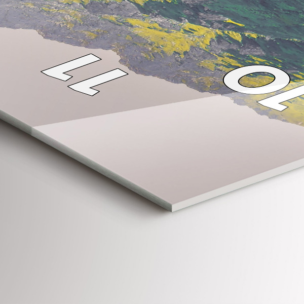 Orologio verticale in vetro Morskie Oko nei Monti Tatra