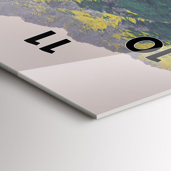 Orologio verticale in vetro Morskie Oko nei Monti Tatra