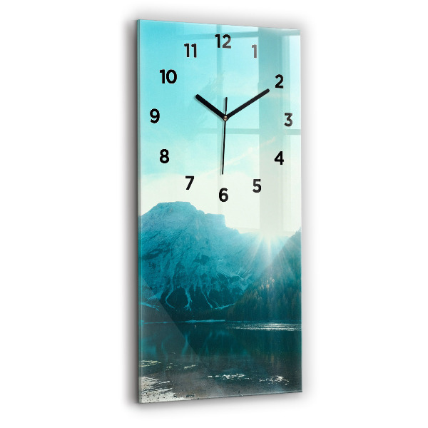 Orologio verticale in vetro Montagna e fiume in Polonia