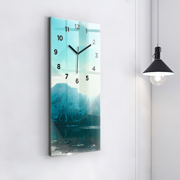 Orologio verticale in vetro Montagna e fiume in Polonia