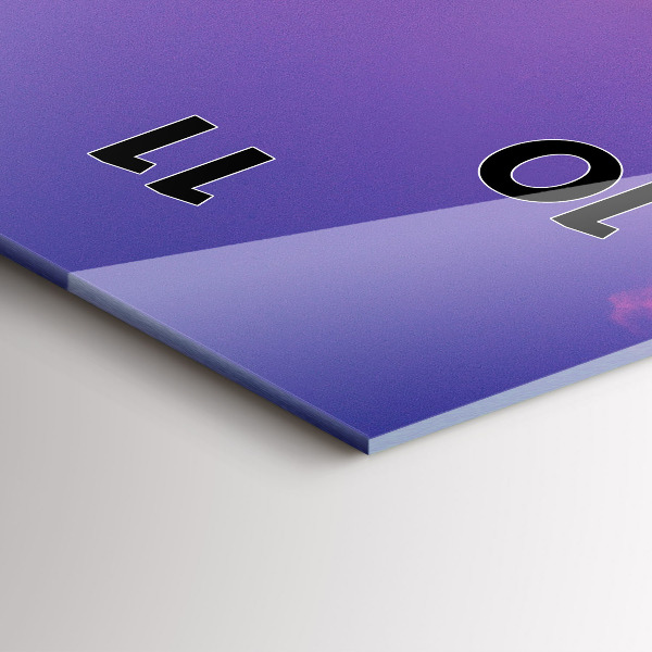 Orologio verticale in vetro Grattacielo a Varsavia