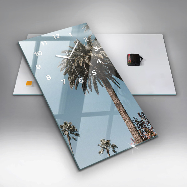 Orologio verticale in vetro Palme a Los Angeles
