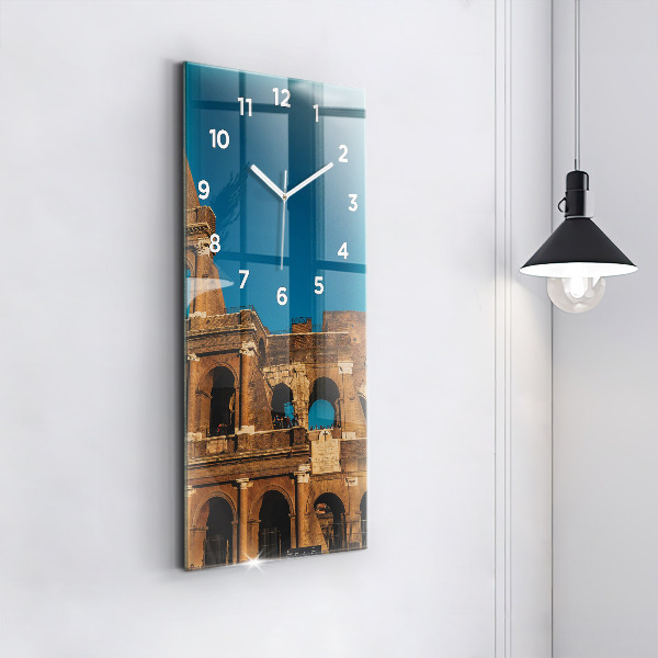 Orologio verticale in vetro Il Colosseo in Italia
