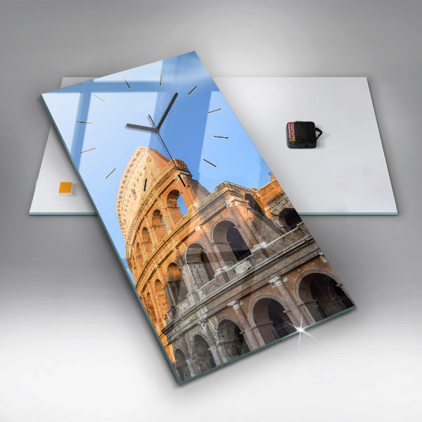 Orologio verticale in vetro Colosseo a Roma
