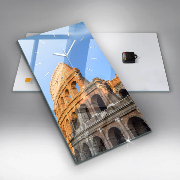 Orologio verticale in vetro Colosseo a Roma
