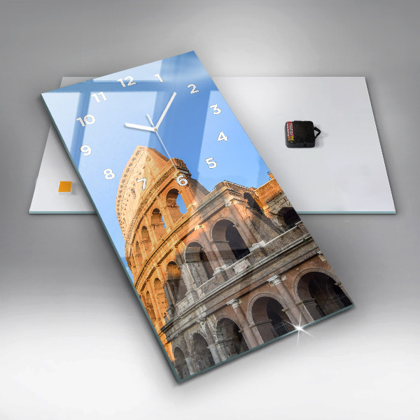 Orologio verticale in vetro Colosseo a Roma