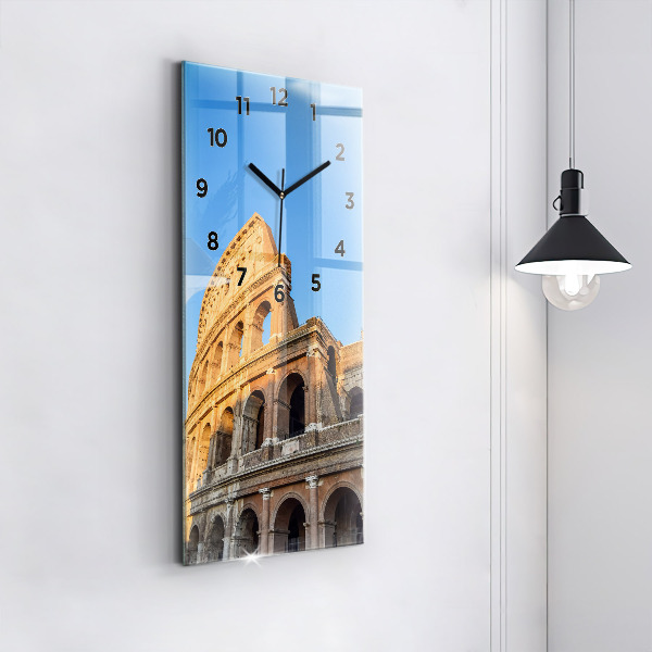 Orologio verticale in vetro Colosseo a Roma