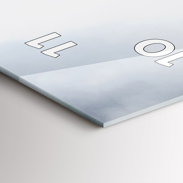 Orologio verticale in vetro Grattacielo a Milano