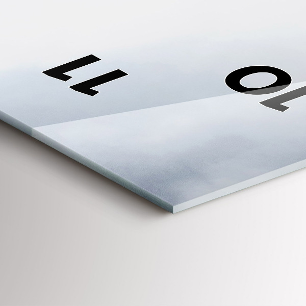 Orologio verticale in vetro Grattacielo a Milano