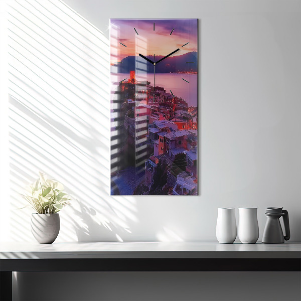 Orologio verticale in vetro L'iscrizione Ricordi