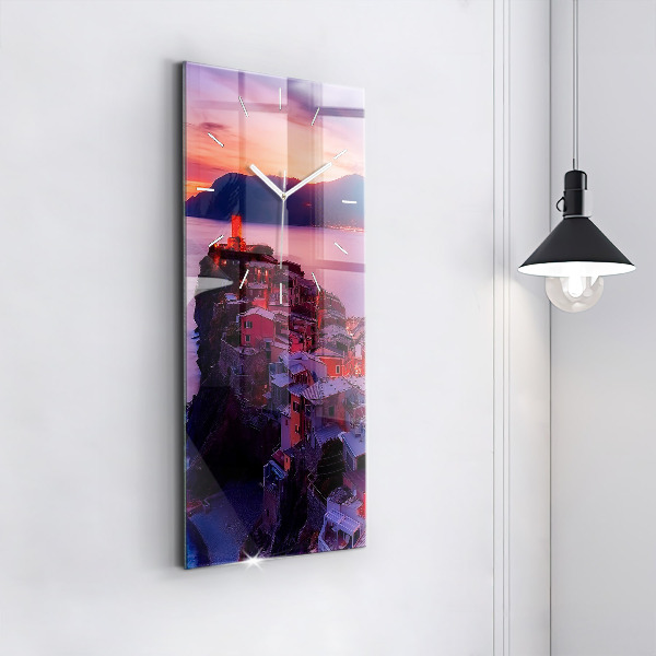 Orologio verticale in vetro L'iscrizione Ricordi