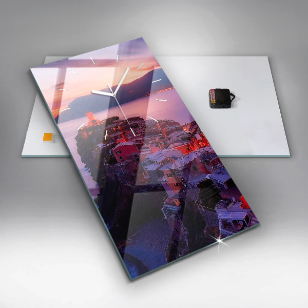 Orologio verticale in vetro L'iscrizione Ricordi