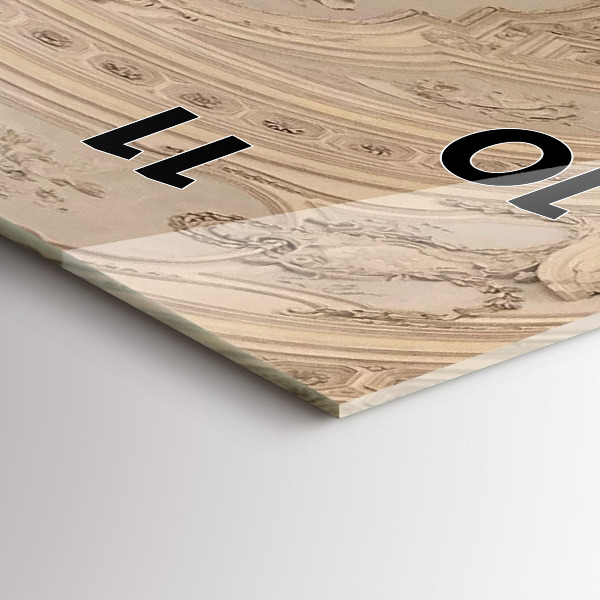 Orologio verticale in vetro Museo La Veneria Reale