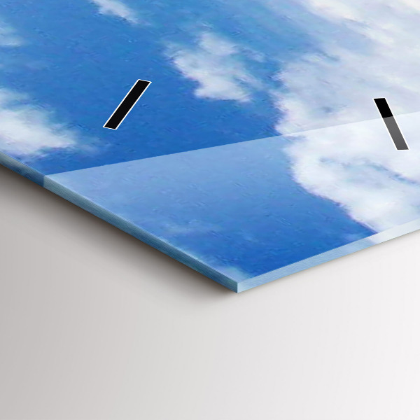 Orologio verticale in vetro Imbarcazione affondata