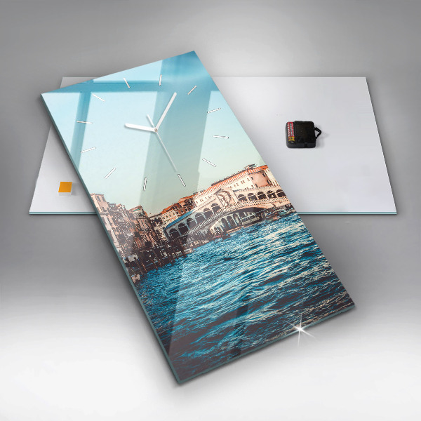 Orologio verticale in vetro Ponte di Rialto a Venezia
