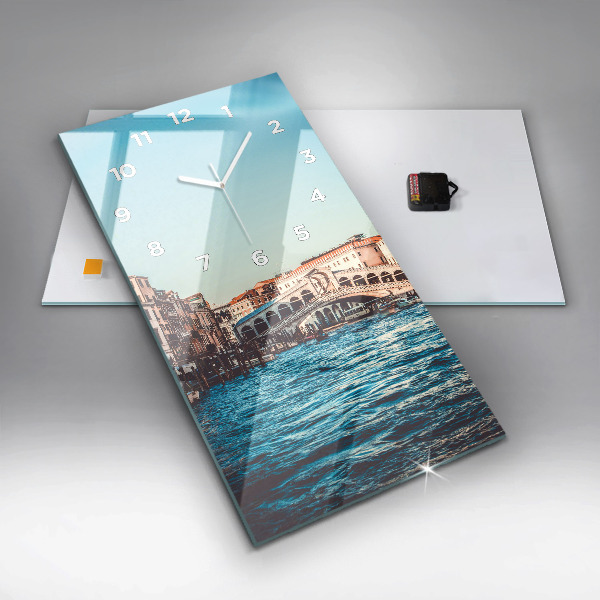 Orologio verticale in vetro Ponte di Rialto a Venezia
