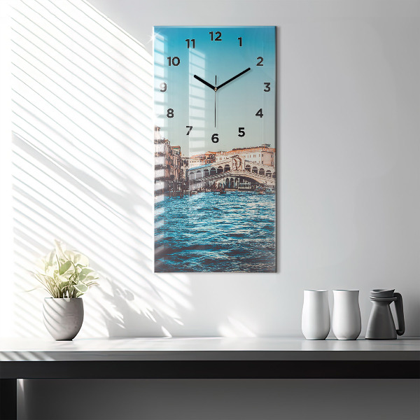 Orologio verticale in vetro Ponte di Rialto a Venezia