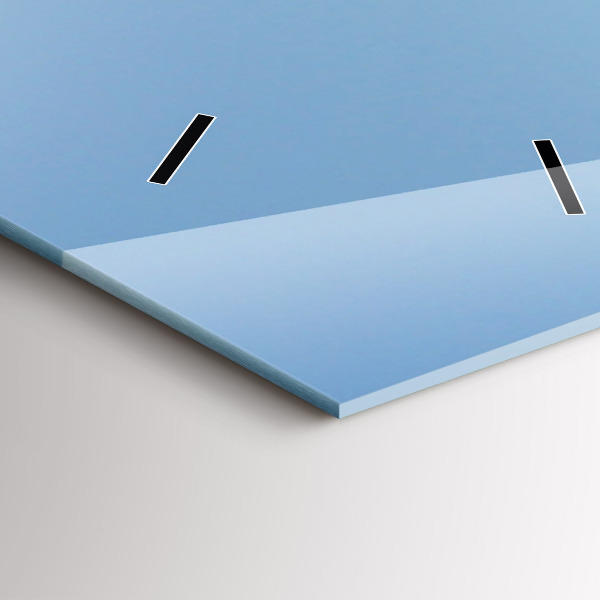 Orologio verticale in vetro Route 66 negli Stati Uniti