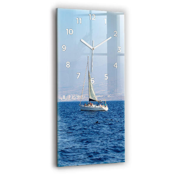 Orologio verticale in vetro Yacht a Tenerife