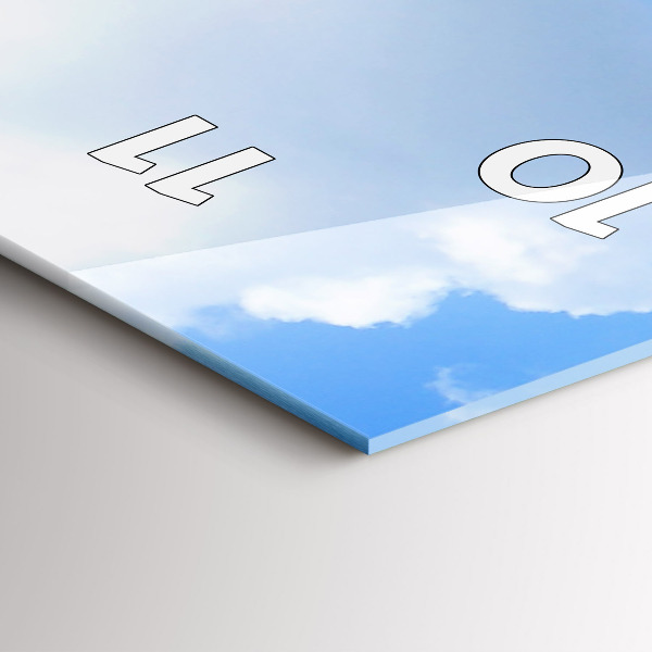 Orologio verticale in vetro Kasprowy Wierch Zakopane