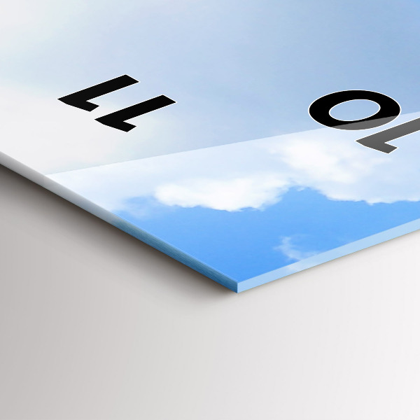 Orologio verticale in vetro Kasprowy Wierch Zakopane