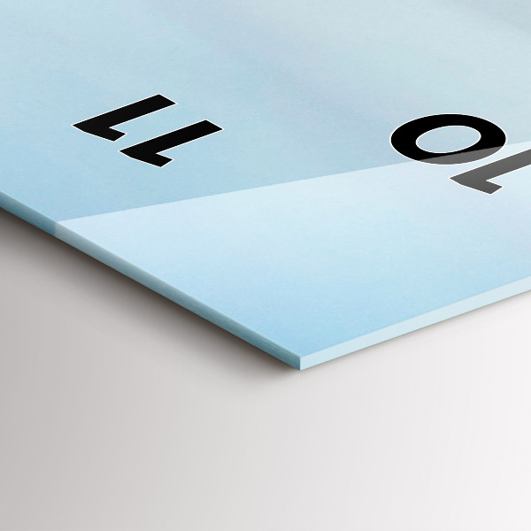 Orologio verticale in vetro Ponte Carlo a Praga