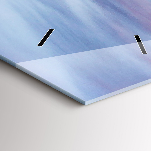 Orologio verticale in vetro Cottage in montagna