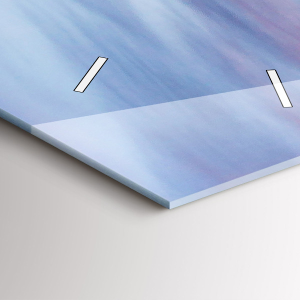 Orologio verticale in vetro Cottage in montagna