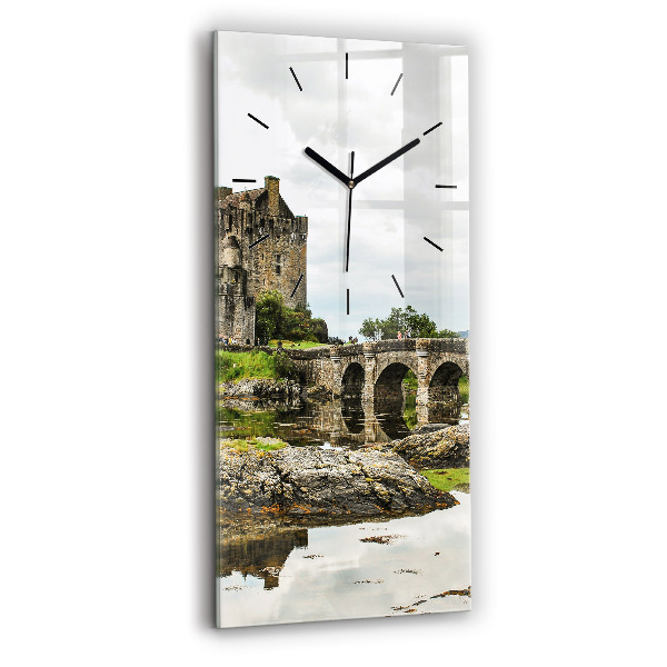 Orologio verticale in vetro Castello di Eilean Donan Scozia
