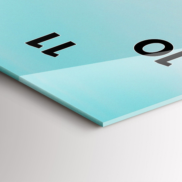 Orologio verticale in vetro Telefono pubblico