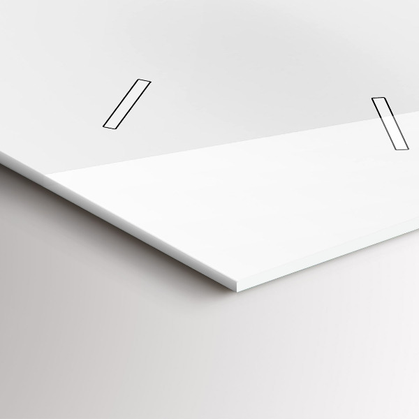 Orologio verticale in vetro Panorama della città