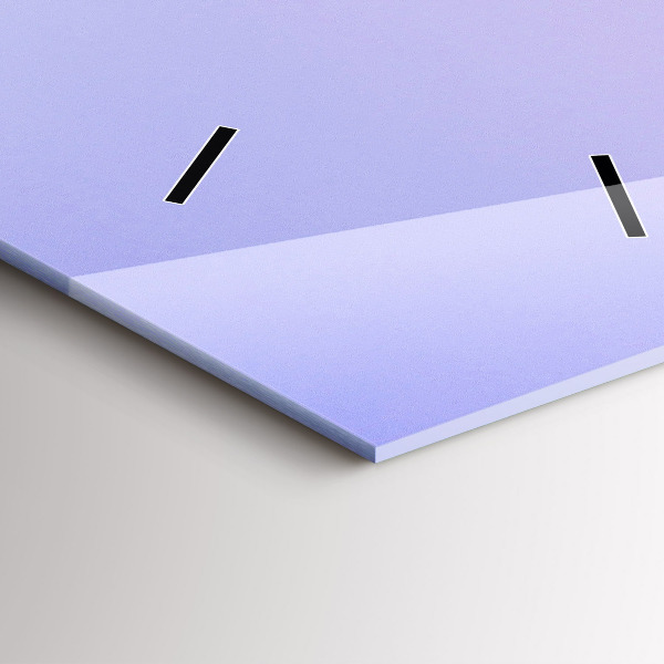 Orologio verticale in vetro Vista dei grattacieli degli USA