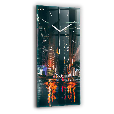 Orologio verticale in vetro L'Hilton Houston