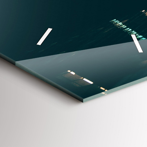 Orologio verticale in vetro L'Hilton Houston