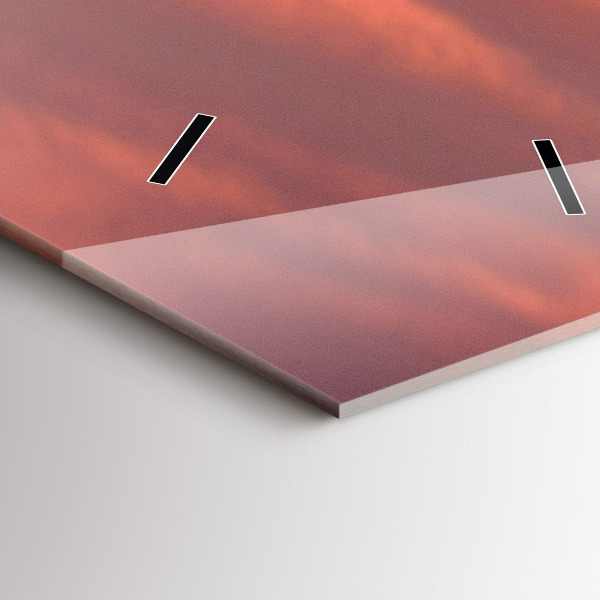 Orologio verticale in vetro Skyline della città di Filadelfia