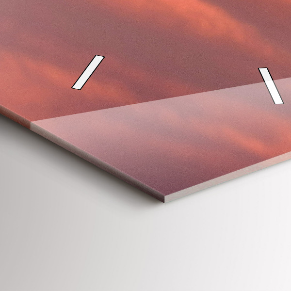 Orologio verticale in vetro Skyline della città di Filadelfia