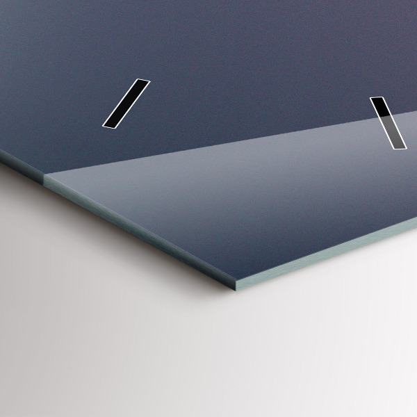 Orologio verticale in vetro Strada rocciosa dello Yosemite