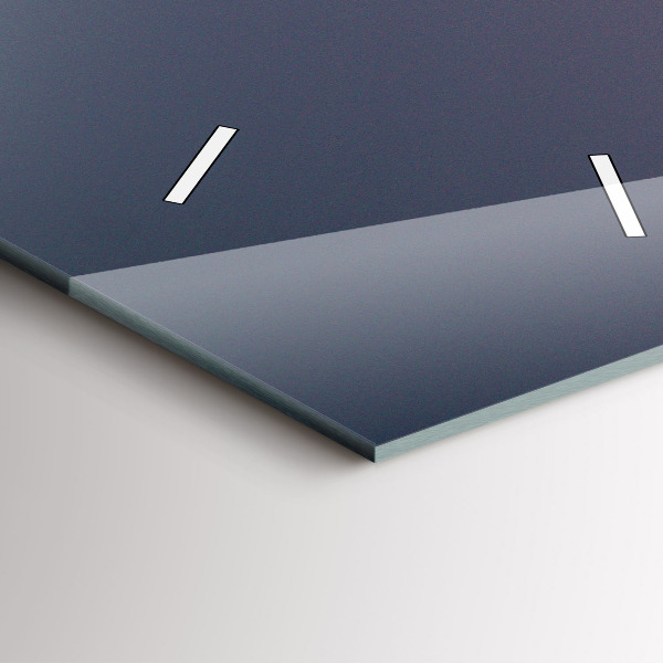 Orologio verticale in vetro Strada rocciosa dello Yosemite