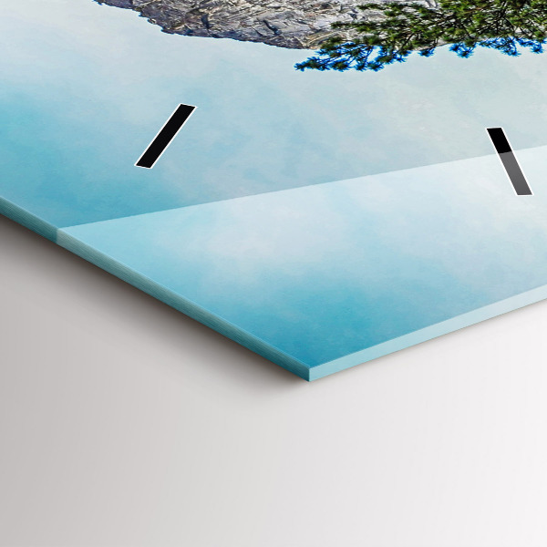 Orologio verticale in vetro Ponte di legno di Yosemite