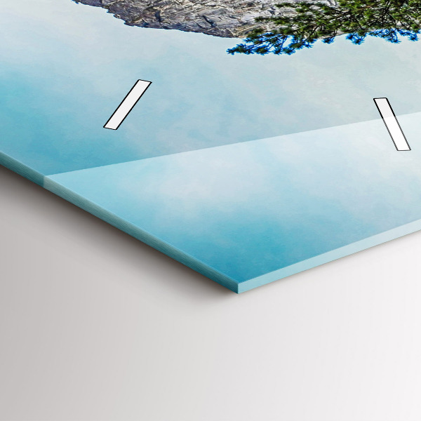 Orologio verticale in vetro Ponte di legno di Yosemite