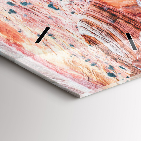 Orologio verticale in vetro Il pittoresco Grand Canyon