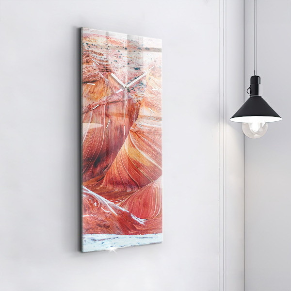 Orologio verticale in vetro Il pittoresco Grand Canyon