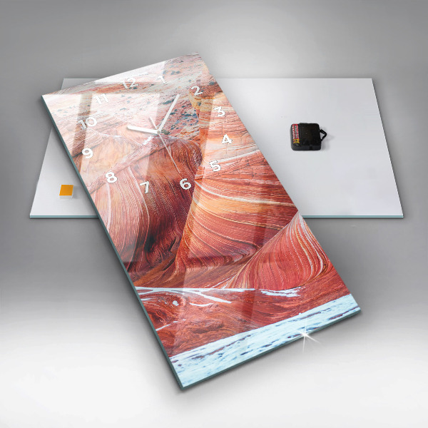 Orologio verticale in vetro Il pittoresco Grand Canyon