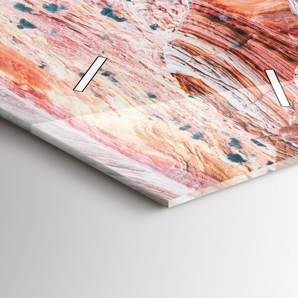 Orologio verticale in vetro Il pittoresco Grand Canyon