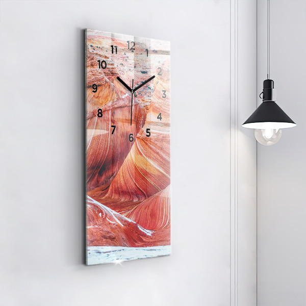 Orologio verticale in vetro Il pittoresco Grand Canyon