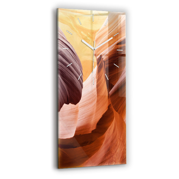 Orologio verticale in vetro Canyon dell'Antilope