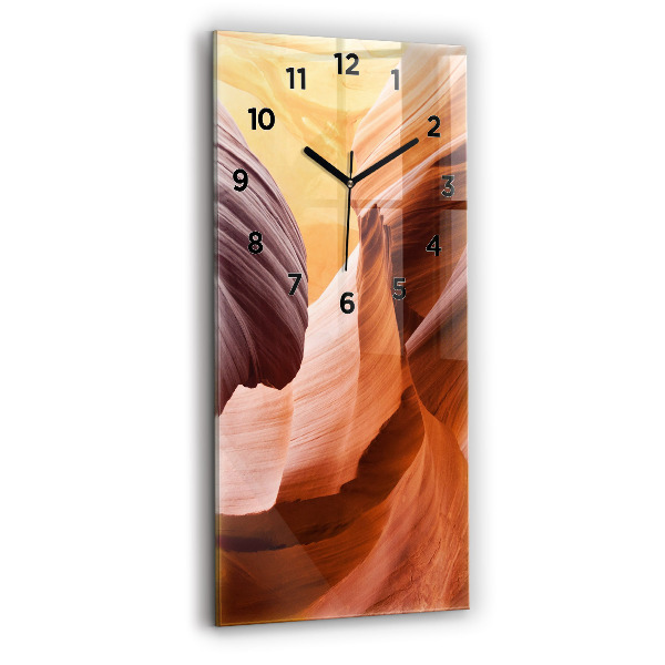 Orologio verticale in vetro Canyon dell'Antilope