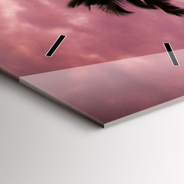 Orologio verticale in vetro Palme alle Hawaii